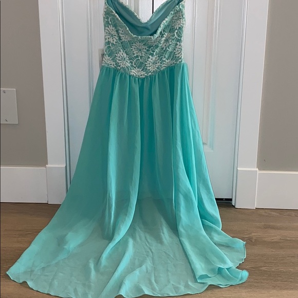 Brand New Dress Hi-Low Pastel Chiffon - Picture 4 of 4